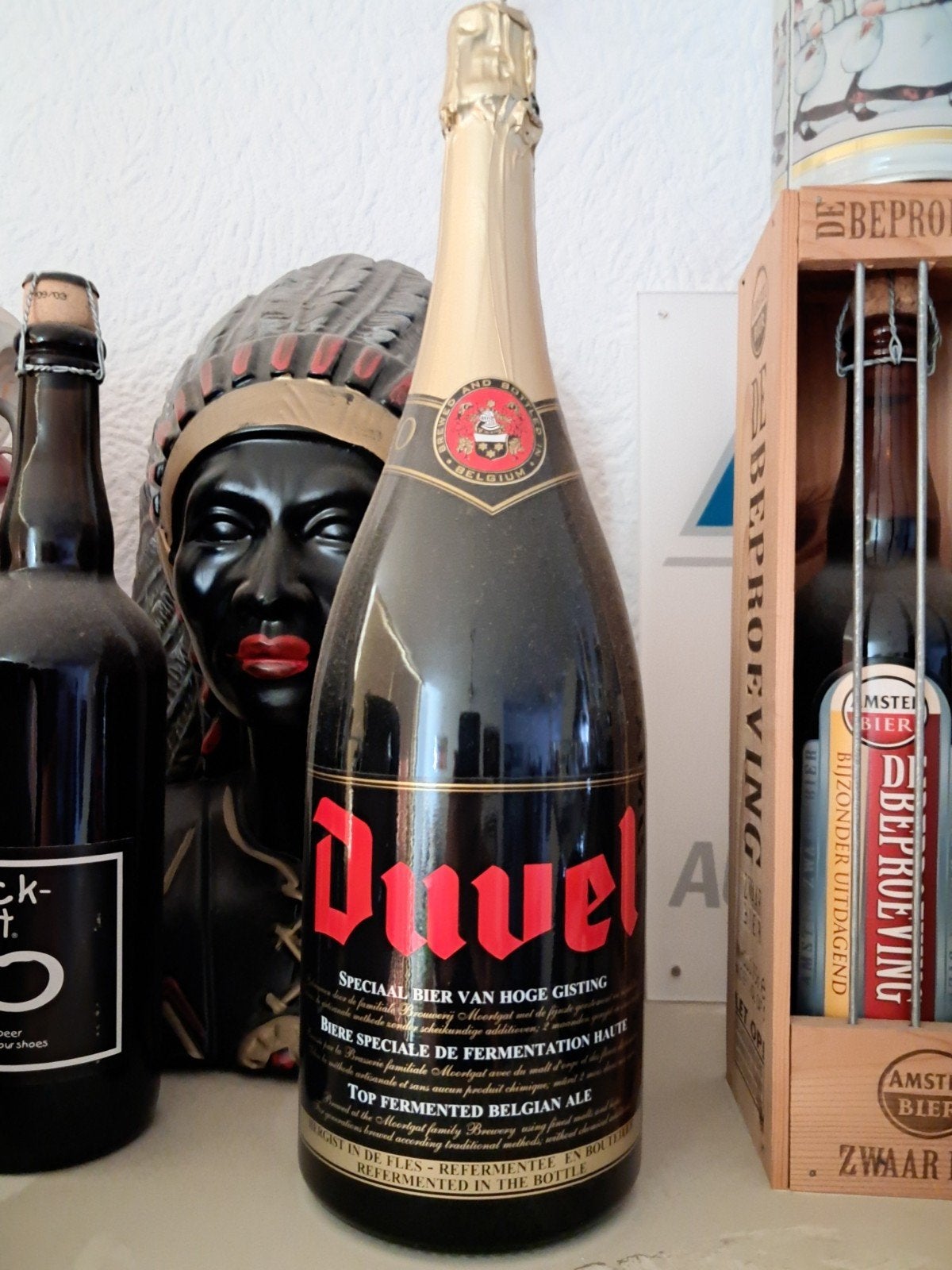 Vintage Duvel Bierfles 1,5 liter - Ongeopend (2003), Verzamelen, Biermerken, Ophalen of Verzenden, Nieuw