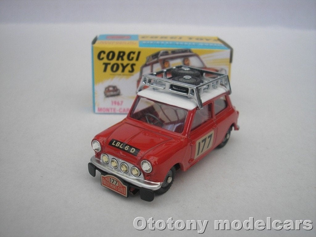 Mini Cooper S #177 Winner Monte Carlo 1967 1/43 Corgi, Hobby en Vrije tijd, Modelauto's | 1:43, Ophalen of Verzenden, Nieuw, Auto