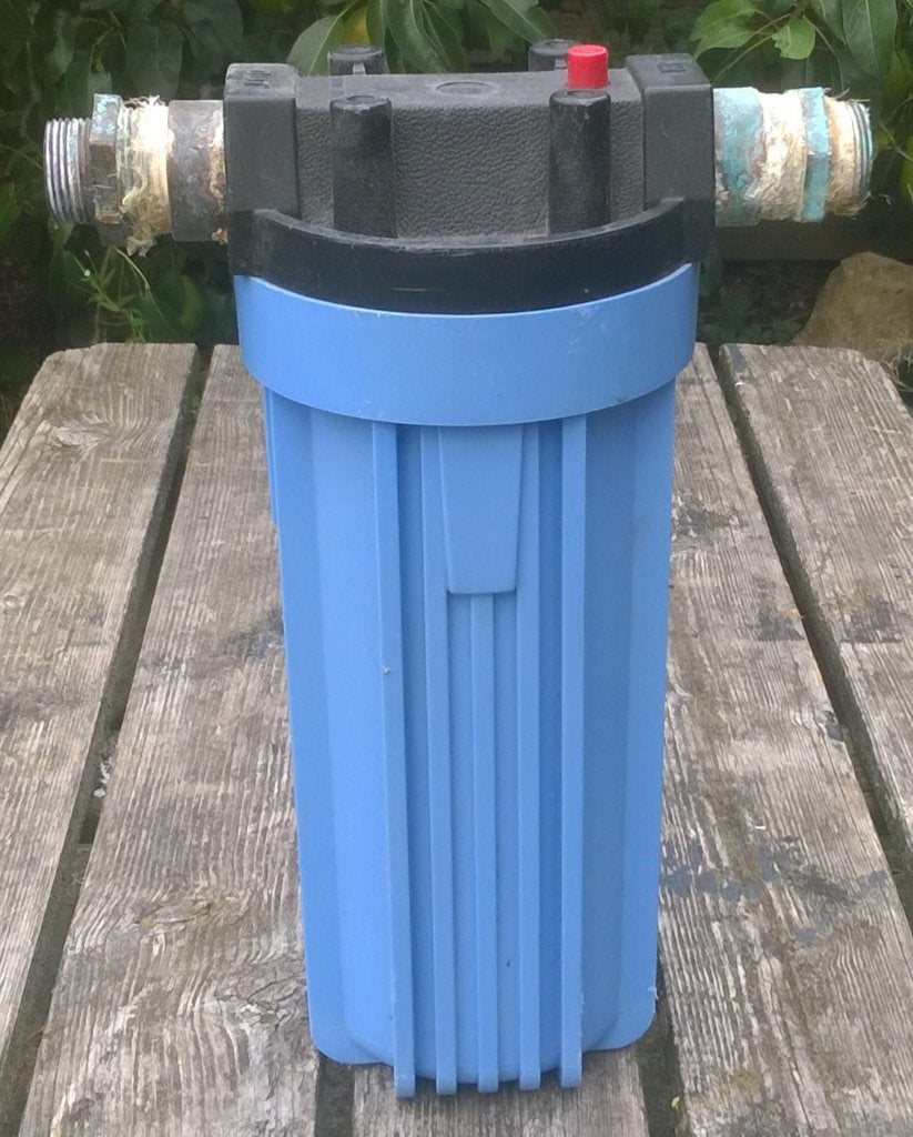 Waterfilter Blue 10 inch - 25 cm, Caravans en Kamperen, Gebruikt, Ophalen of Verzenden, Nb, Nb