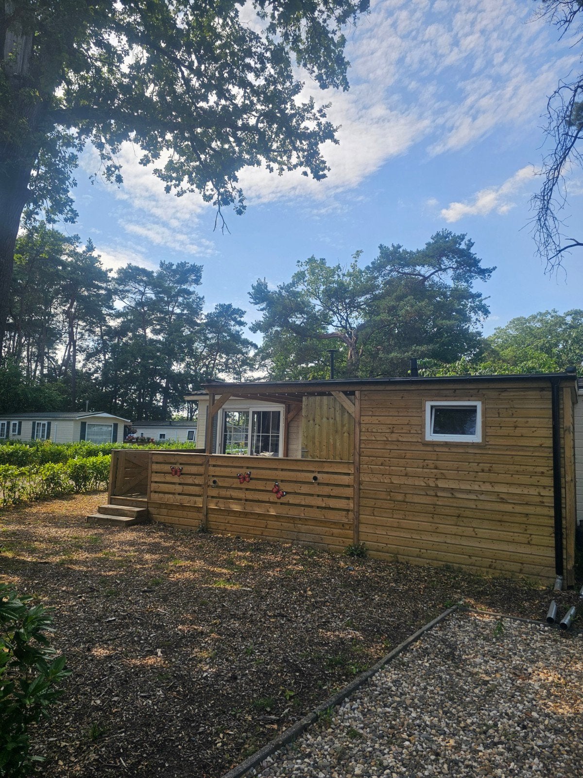 Chalet te Koop op Camping Twente, Ophalen, Zo goed als nieuw, Hout, 500 cm of meer