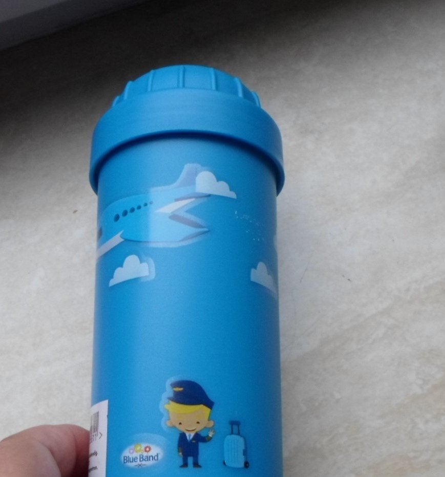 nieuw ! bleu band beker, Kunststof, Overige typen, Nieuw, Ophalen of Verzenden