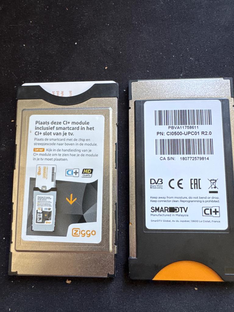 Ziggo CI+ Module voor Digitale TV, Ophalen of Verzenden, Zo goed als nieuw, Decoder