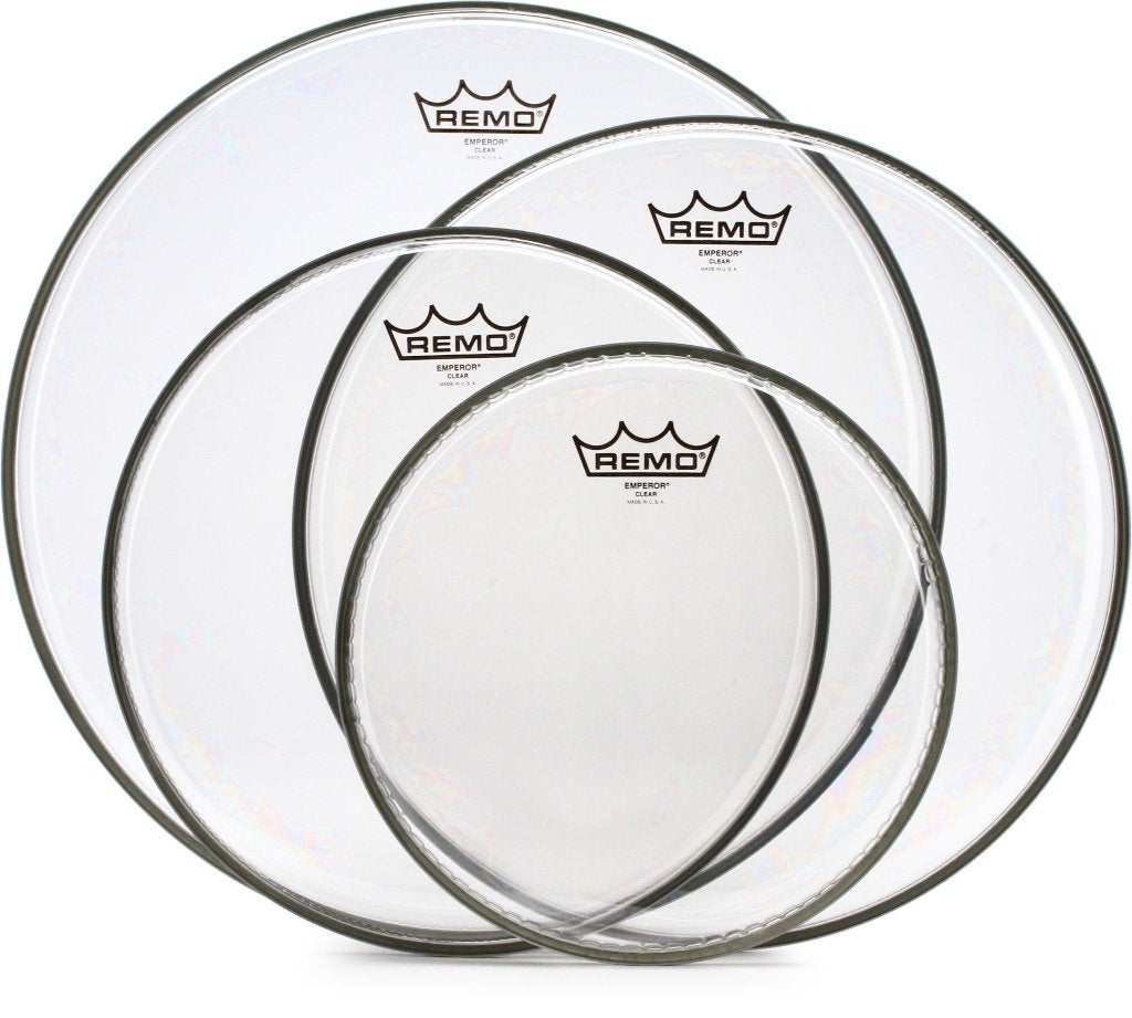 Set Remo Emperor clear tom vellen 10 t/m 16" nieuw, Ophalen of Verzenden, Nieuw, Drums of Percussie