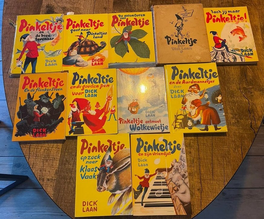 Pinkeltje Boeken Collectie 11x - Dick Laan, Boeken, Kinderboeken | Jeugd | onder 10 jaar, Ophalen of Verzenden, Gelezen, Sprookjes