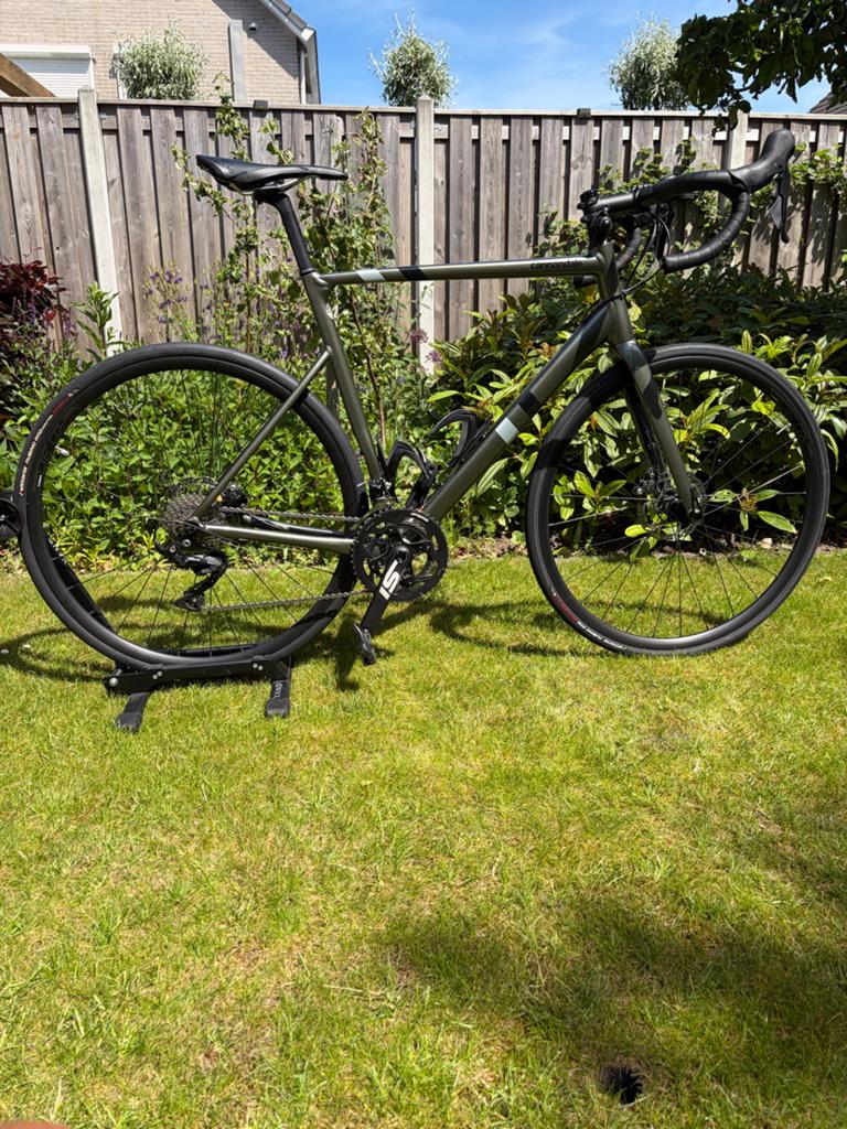 Cannondale Caad 13 105 Disc - Maat 58 - Legergroen Metallic, 28 inch, Heren, Aluminium, Zo goed als nieuw