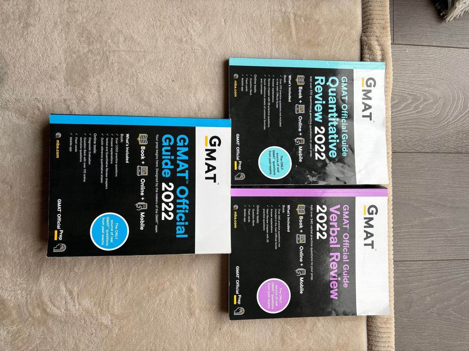 GMAT Official Guide 2022 Set (3 boeken), Boeken, Studieboeken en Cursussen, Ophalen of Verzenden, Gamma, Zo goed als nieuw, WO