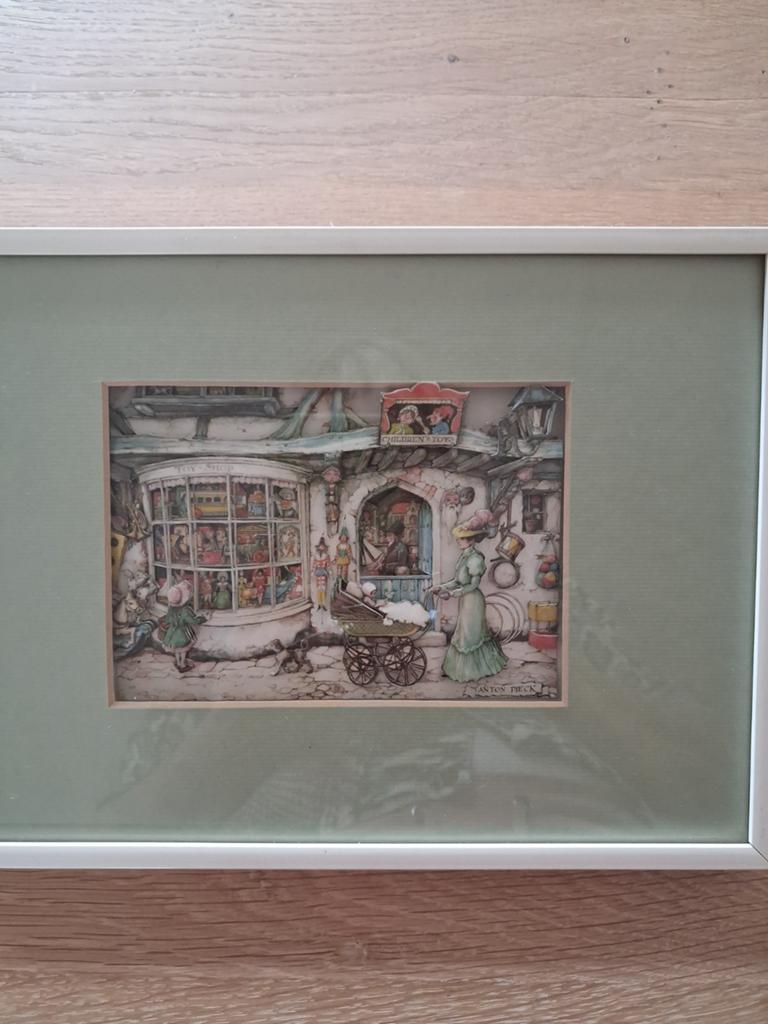 Anton Pieck 3d schilderij, Ophalen of Verzenden