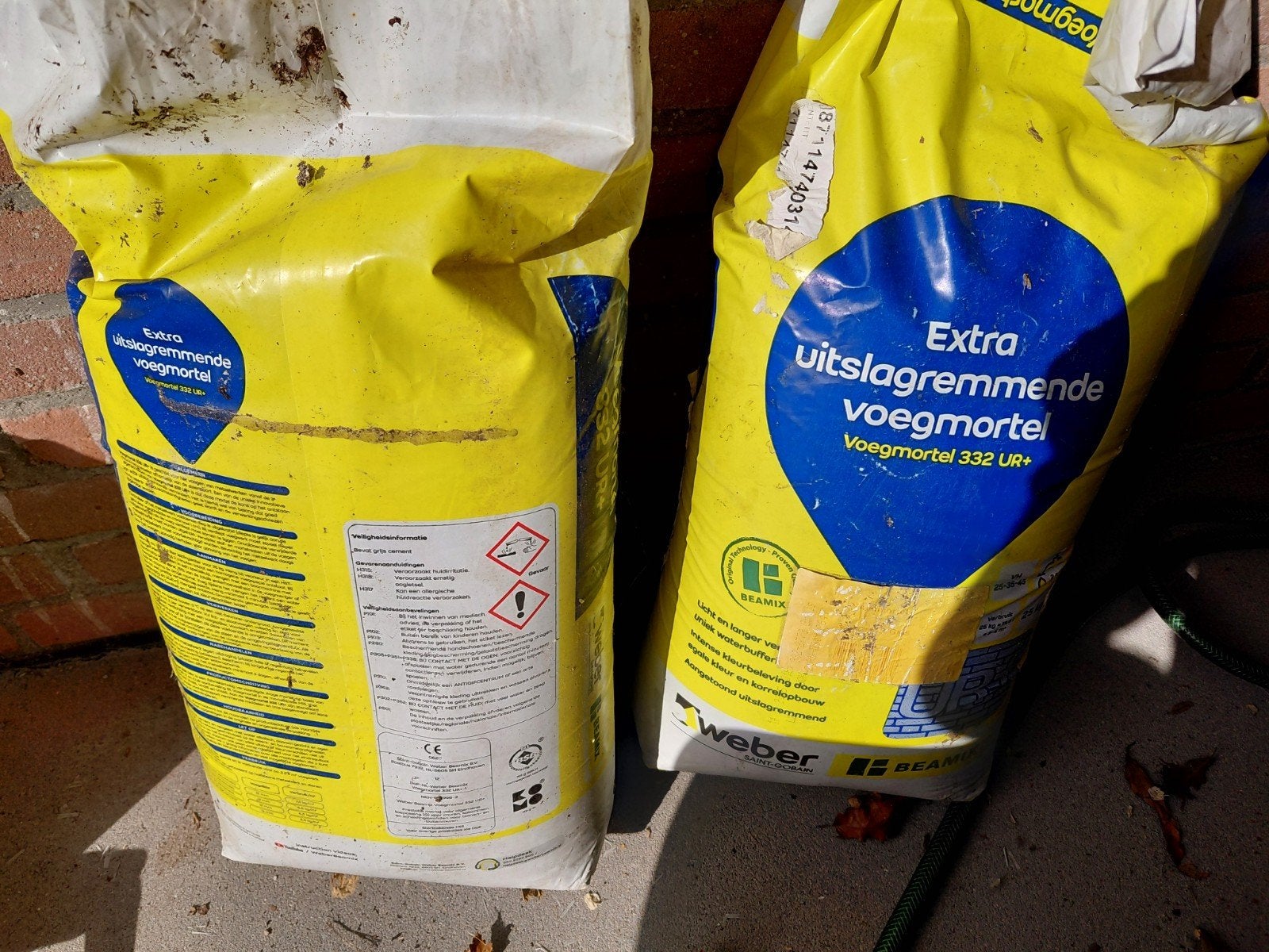Extra uitslagremmende voegmortel 332 UR+ (2 zakken), Ophalen, Nieuw