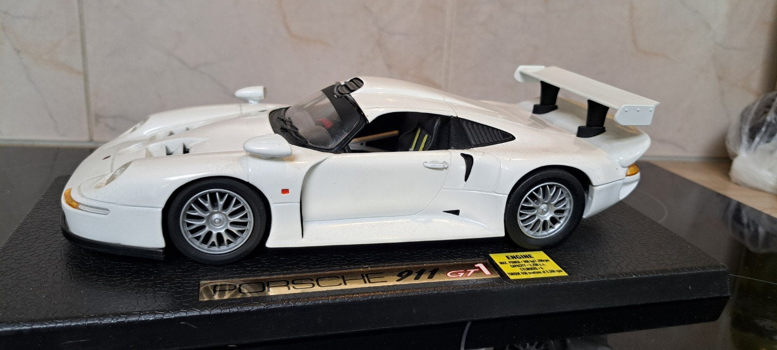 Porsche 911 GT1 Modelauto - Zo goed als nieuw, Hobby en Vrije tijd, Ophalen of Verzenden, Nieuw, Auto, Overige merken