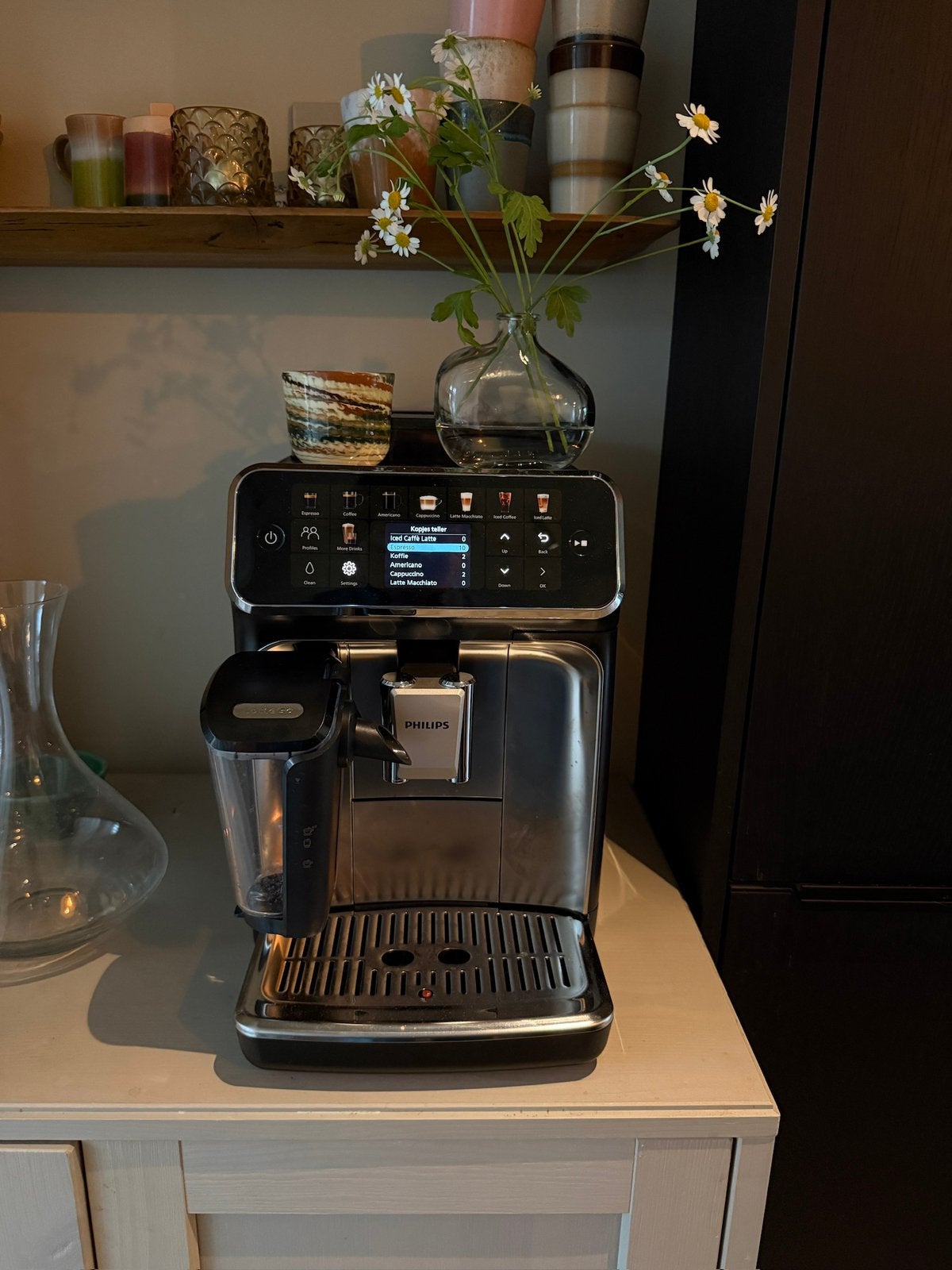 Philips LatteGo – topstaat, Ophalen of Verzenden, Zo goed als nieuw, Koffiemachine