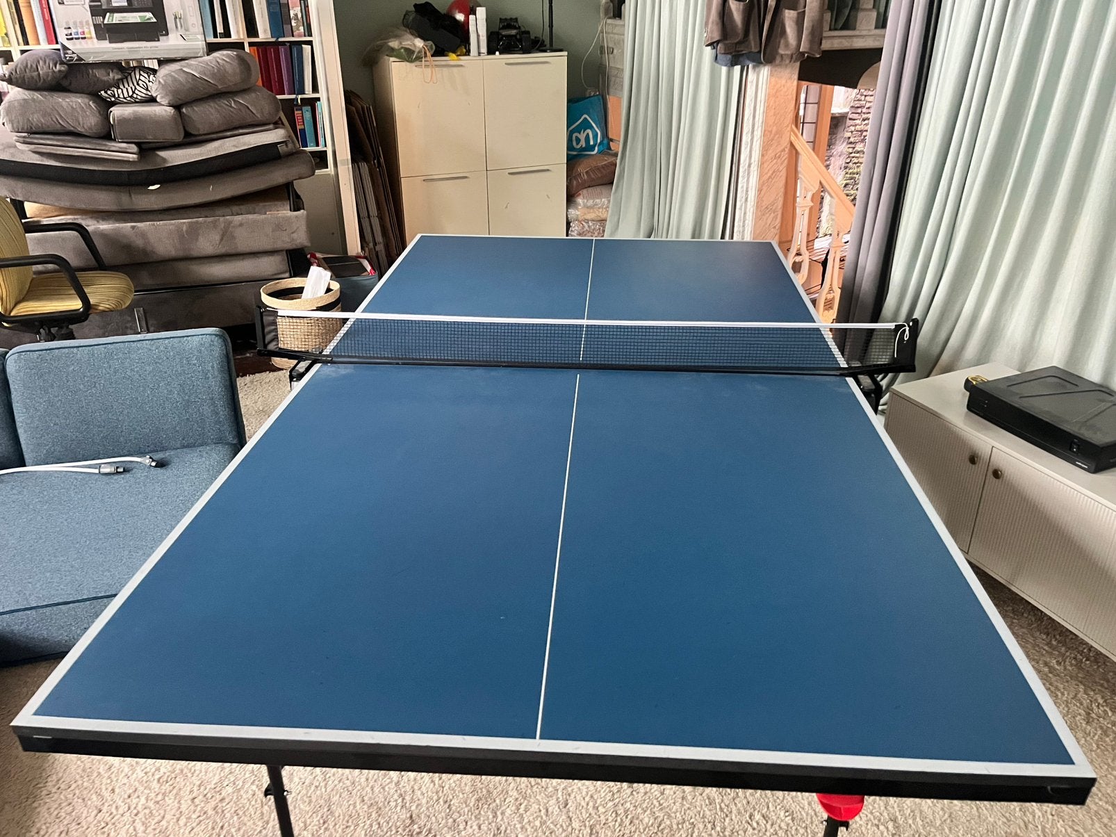Tafeltennistafel Donic Indoor Roller, Ophalen, Gebruikt, Tafel Indoor, Wedstrijdformaat