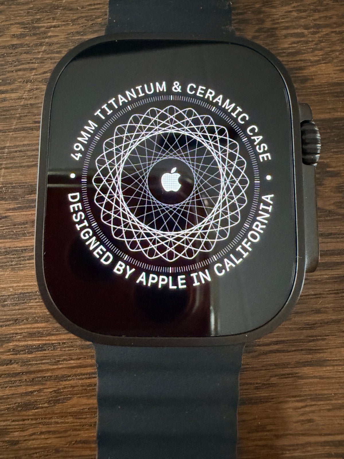 Apple Watch Ultra 2 Black Titanium-100% batterij-als nieuw, Hoogte, Zwart, IOS, Nieuw