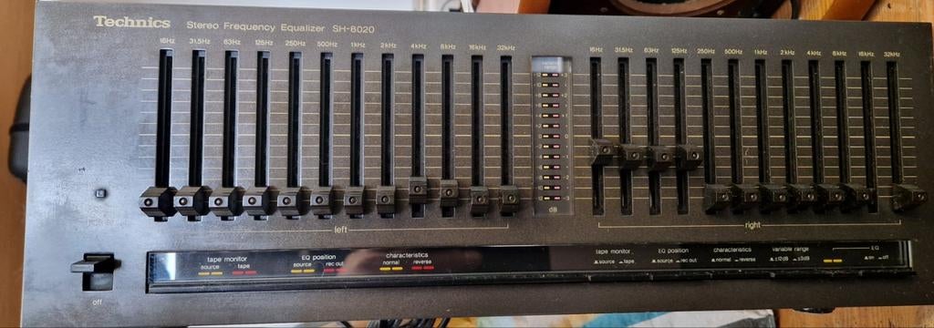 Technics SH-8020 Stereo Frequentie Equalizer, Ophalen of Verzenden
