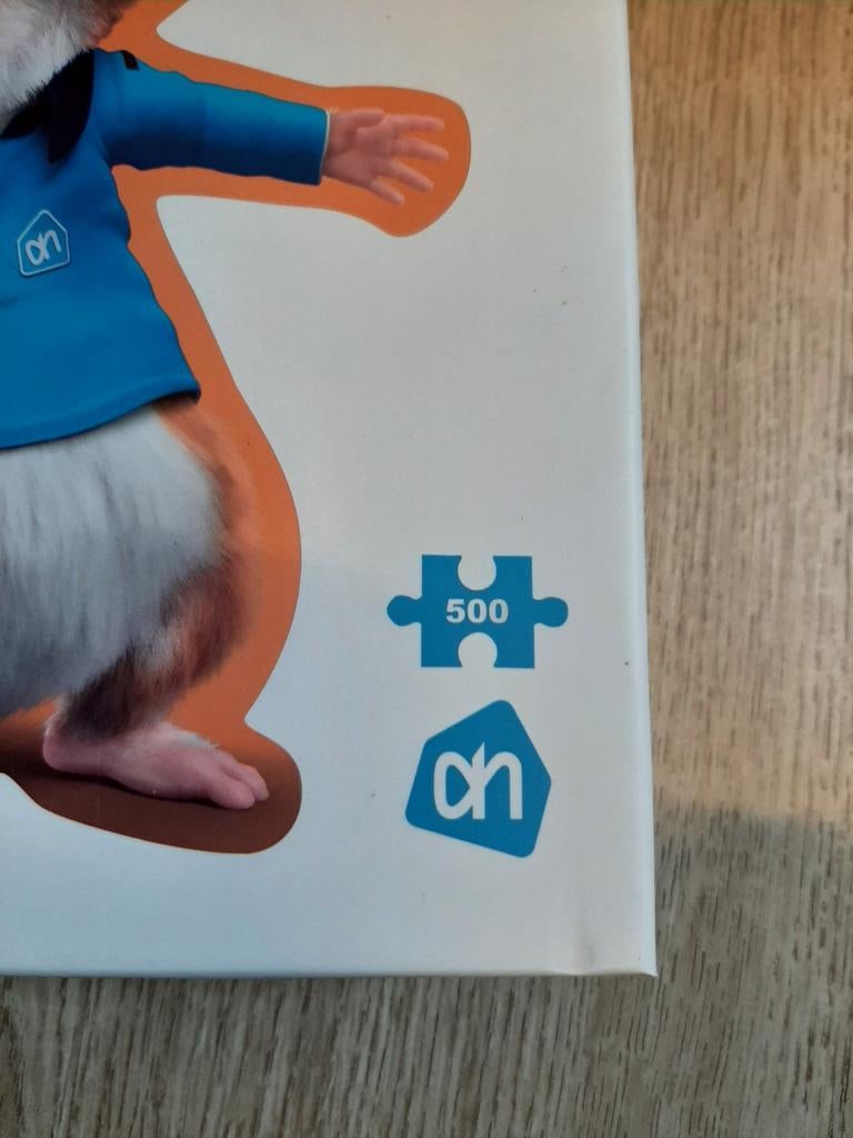 AH hamster vorm puzzel 500 stukjes, Ophalen of Verzenden