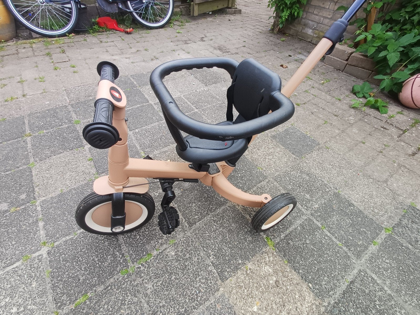 Kinder driewieler met duwstang, Ophalen of Verzenden, Gebruikt, Overige typen