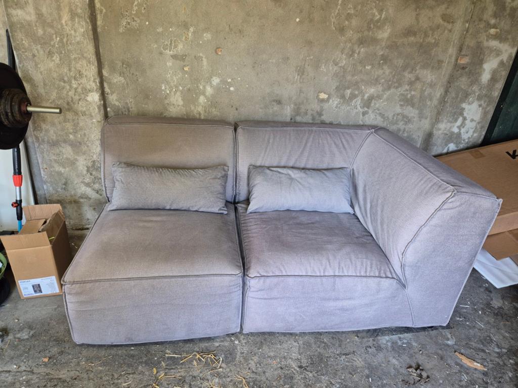Gratis afhalen! Modulaire bank (3 delen), Ophalen, 250 tot 300 cm, Gebruikt, 100 tot 125 cm