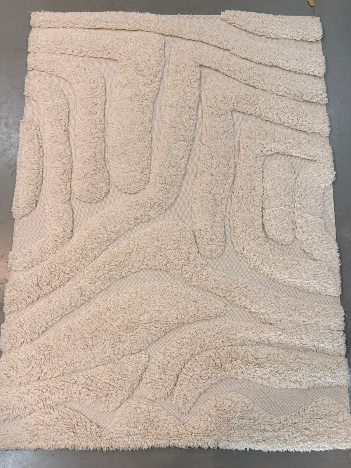 Vloerkleed scandinavisch creme 200x300cm sample, Interieur05, Douwe Tammingaweg 34, 150 tot 200 cm, 200 cm of meer