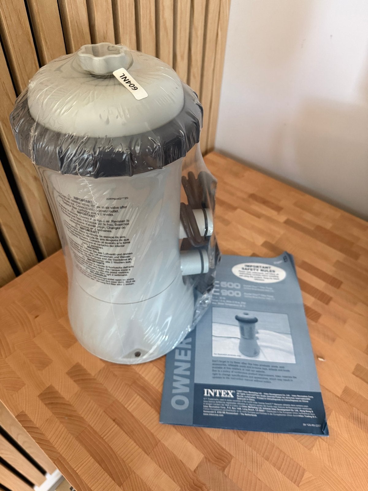 Intex 604G Zwembadfilterpomp - Nieuw in verpakking, Ophalen of Verzenden, Nieuw, Zwembadpomp