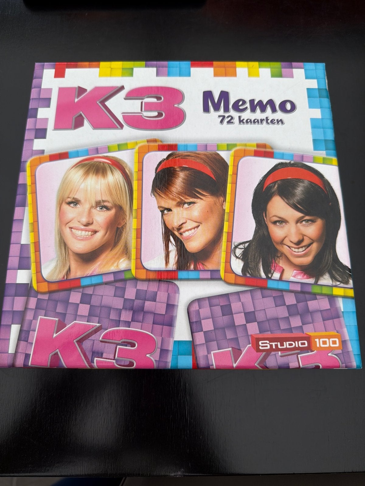 K3 Memo - 72 kaarten - Studio 100 geheugenspel, Een of twee spelers, Ophalen of Verzenden, Gebruikt