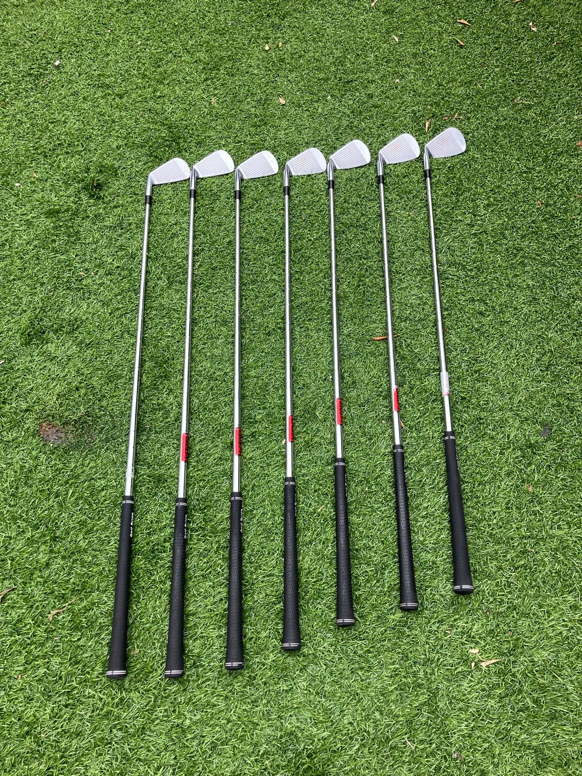 Mizuno MP-53 Golf IJzerset (7 clubs), Ophalen, Gebruikt, Set, Mizuno