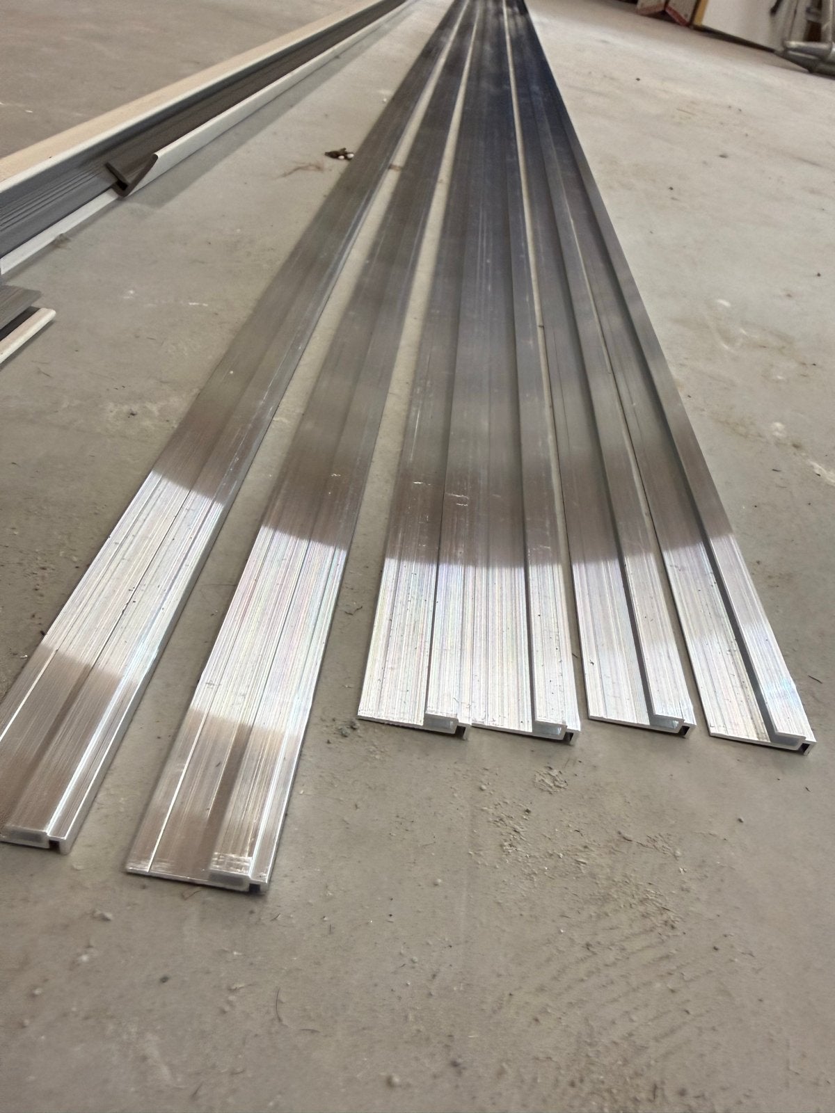 6xStart- en 8x zijprofielen Viny Plus en Kiraliet (14 stuks), Ophalen of Verzenden, Gebruikt, Aluminium
