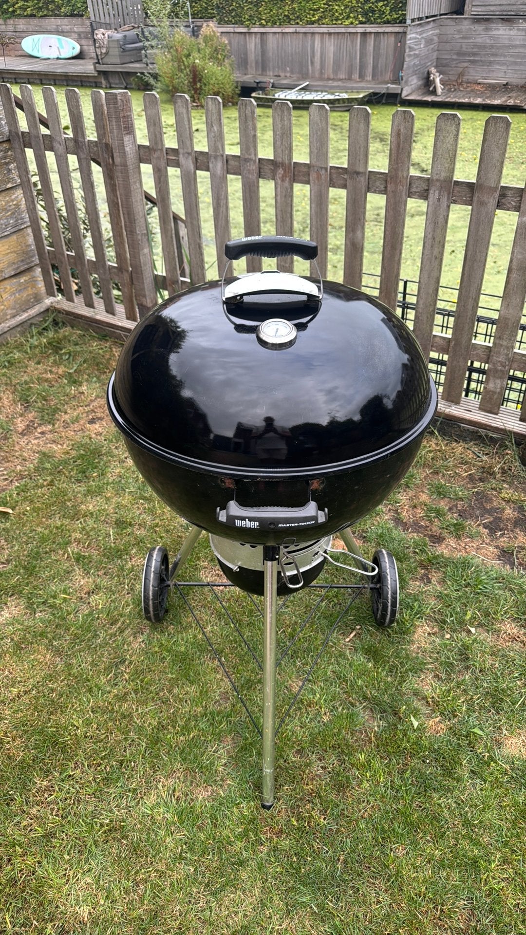 Weber master-touch 57, Ophalen, Gebruikt