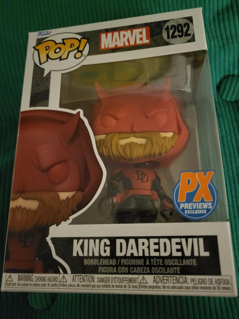 Funko Pop - King Daredevil - 1292 - Marvel, Ophalen of Verzenden, Nieuw
