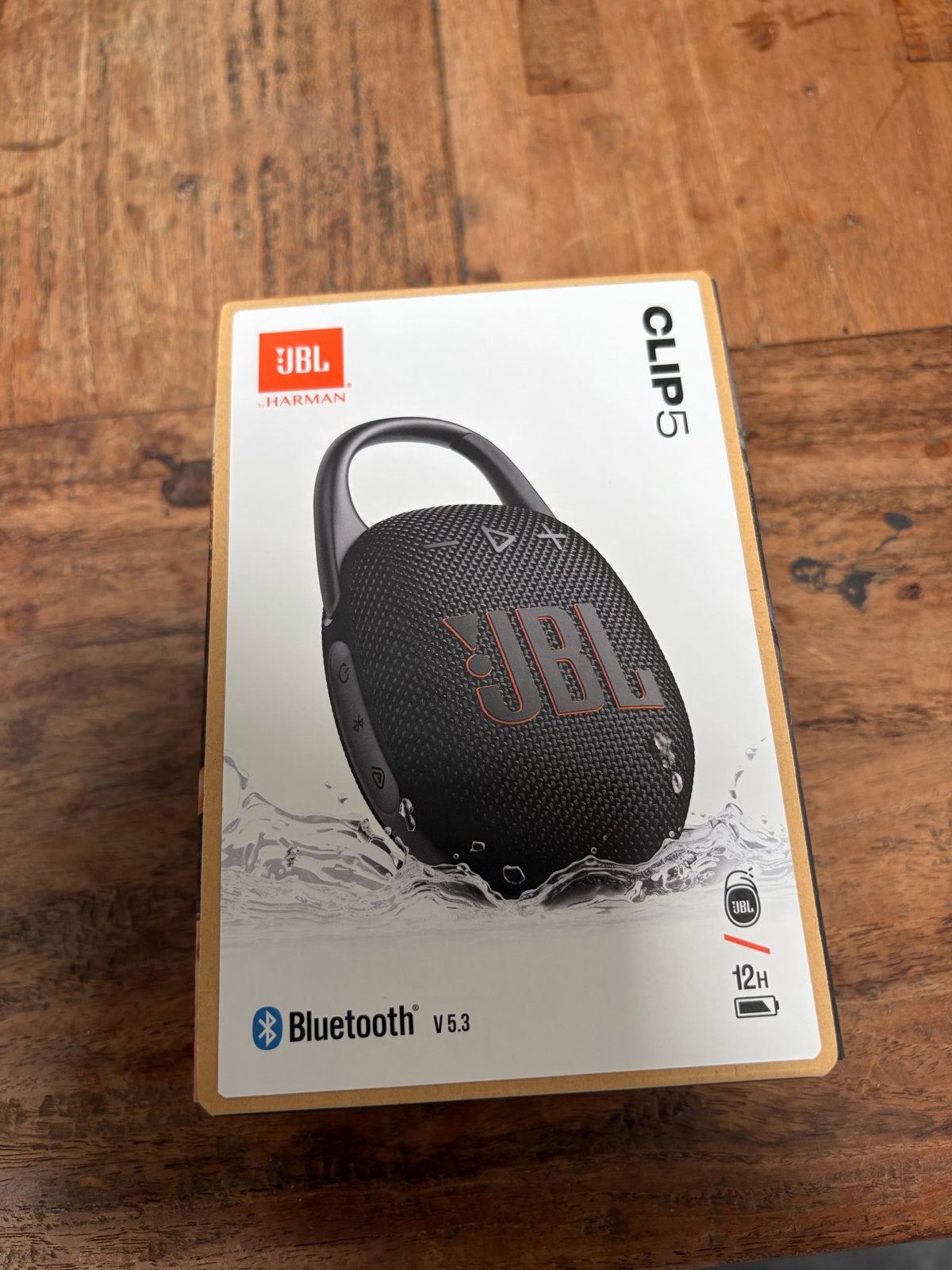 JBL Clip 5 Draagbare Bluetooth Speaker - Nieuw in Doos, Audio, Tv en Foto, JBL, Nieuw, Ophalen of Verzenden, Draagbare speaker
