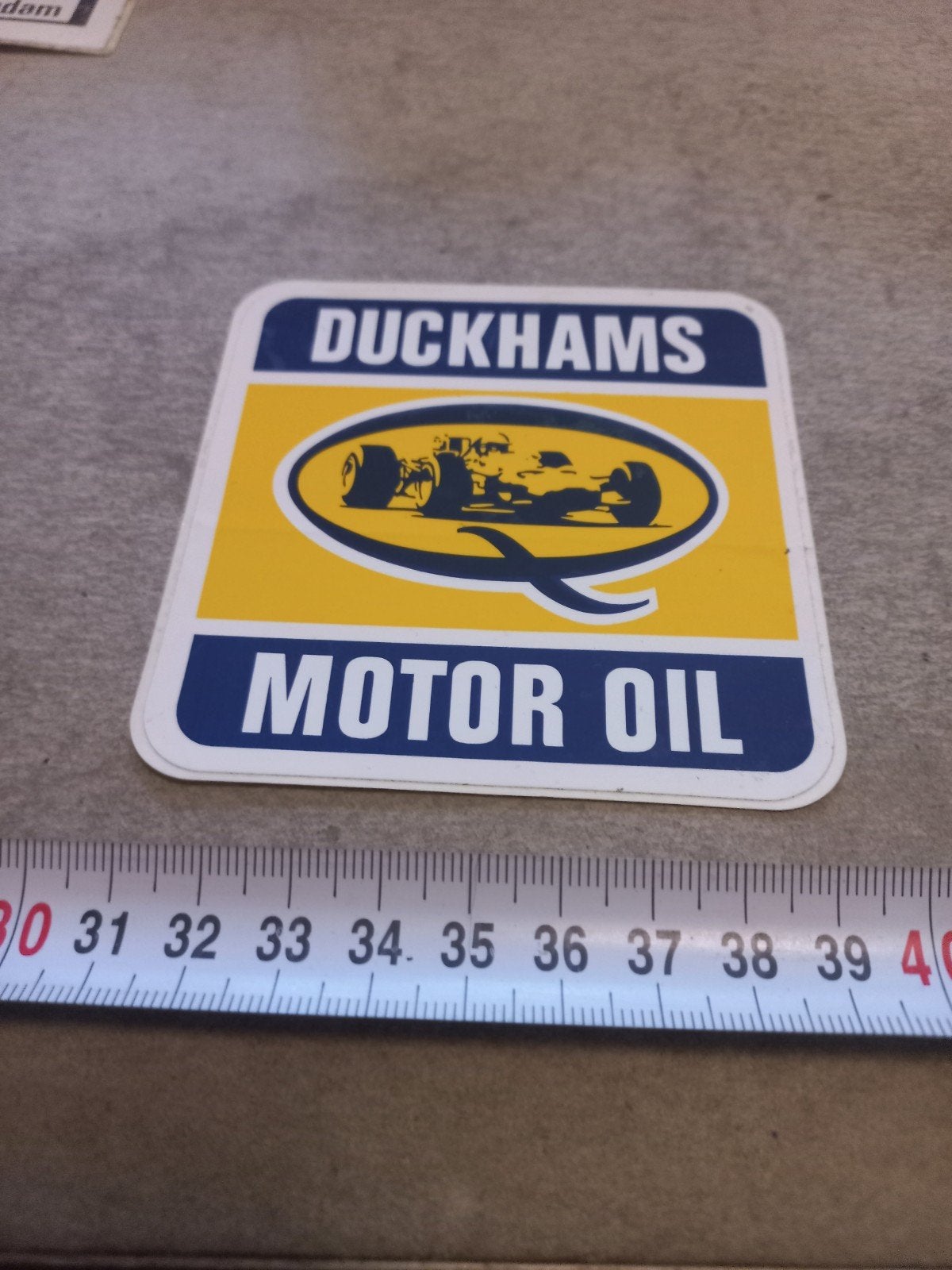Vintage Duckhams Motor Oil Sticker - Formule 1, Ophalen of Verzenden, Gebruikt