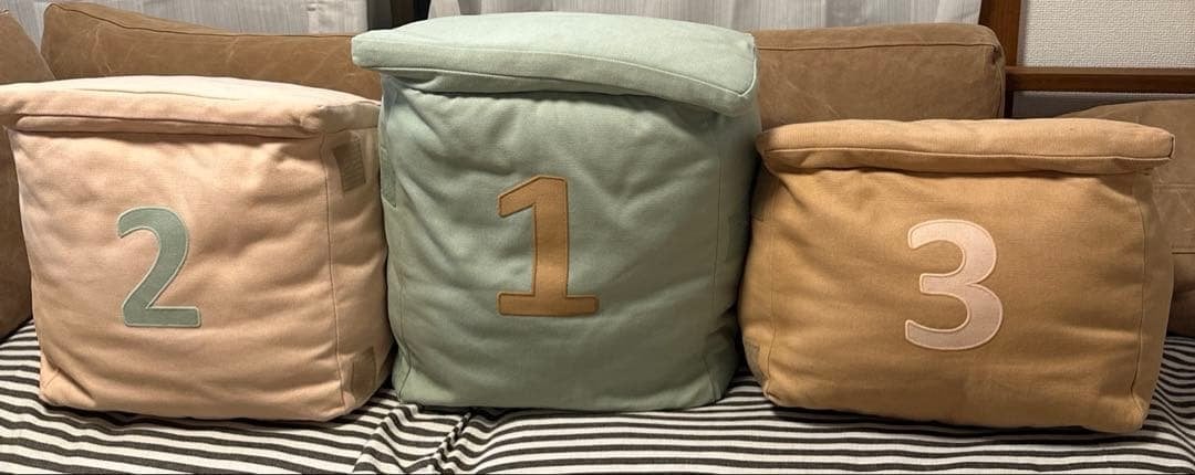 Zara Home Kids Poef Set - Podium (Set van 3) - Nieuw, Ophalen of Verzenden, Zo goed als nieuw