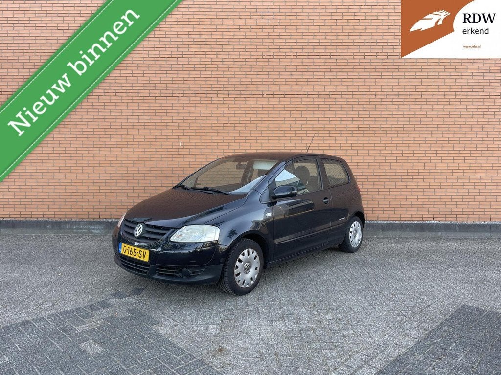 Volkswagen Fox 1.2 2010 | INRUIL | ZWART | 203DKM | APK |, Auto's, Volkswagen, Voorwielaandrijving, 969 kg, 4 stoelen, 1198 cc