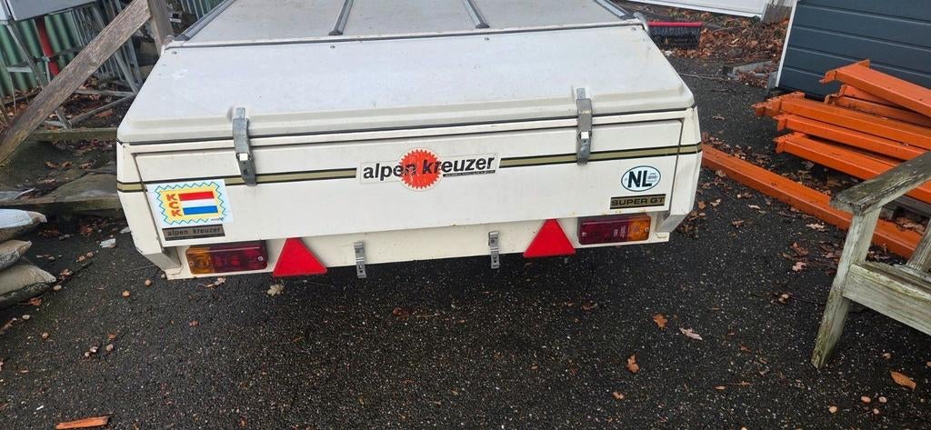 Alpenkreuzer Super GT vouwwagen met keuken, Caravans en Kamperen, Vouwwagens, Ophalen, Alpenkreuzer, Beige, Aanwezig