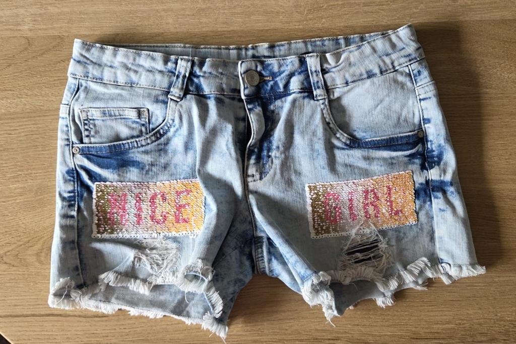 Jeans short Tom Tailor maat 164, Ophalen of Verzenden, Zo goed als nieuw, Tom Tailor, Meisje