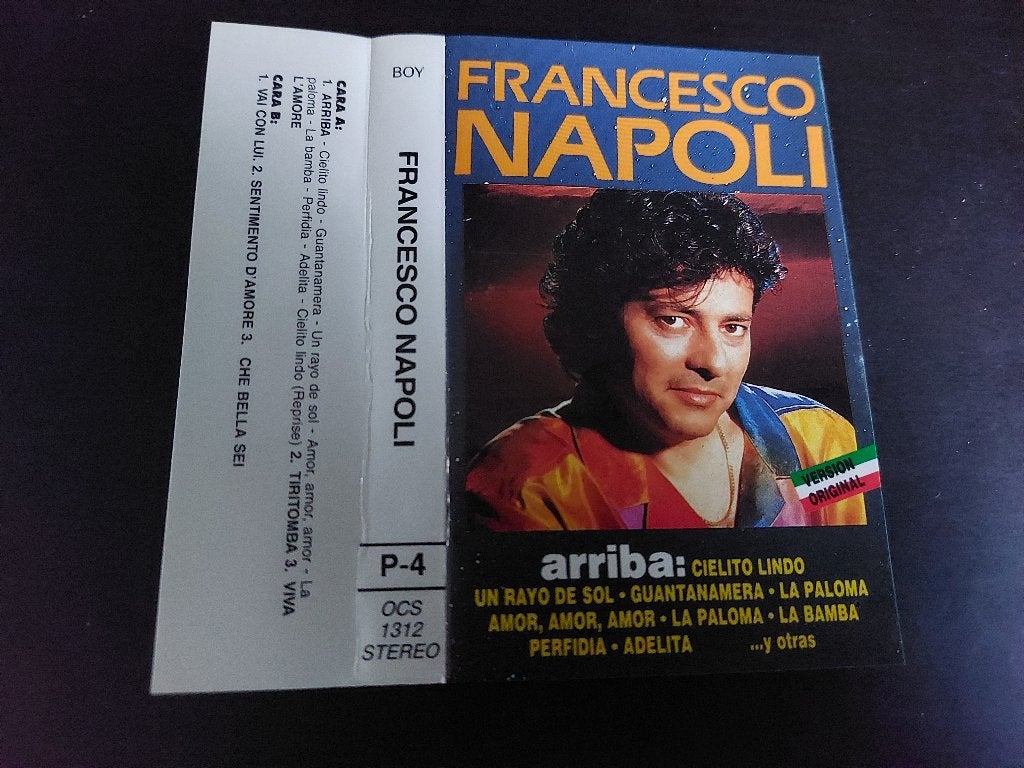 FRANCESCO NAPOLI - ARRIBA (MC), Cd's en Dvd's, Cassettebandjes, Zo goed als nieuw, Origineel, Pop, 1 bandje, Ophalen of Verzenden