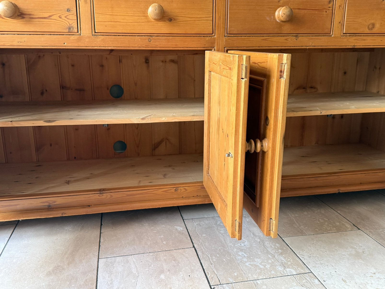 dressoir van antiek grenen, Ophalen