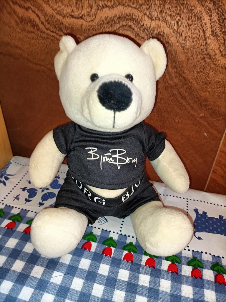 Björn Borg beer knuffel met zwart ondergoed 23 cm, Kinderen en Baby's, Speelgoed | Knuffels en Pluche, Ophalen of Verzenden, Zo goed als nieuw