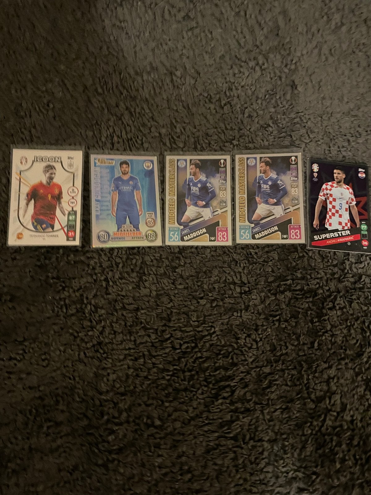 Voetbal Spelerskaarten - Fernando Torres, Maddison, Kramaric, Verzamelen, Sportartikelen en Voetbal, Ophalen of Verzenden, Gebruikt