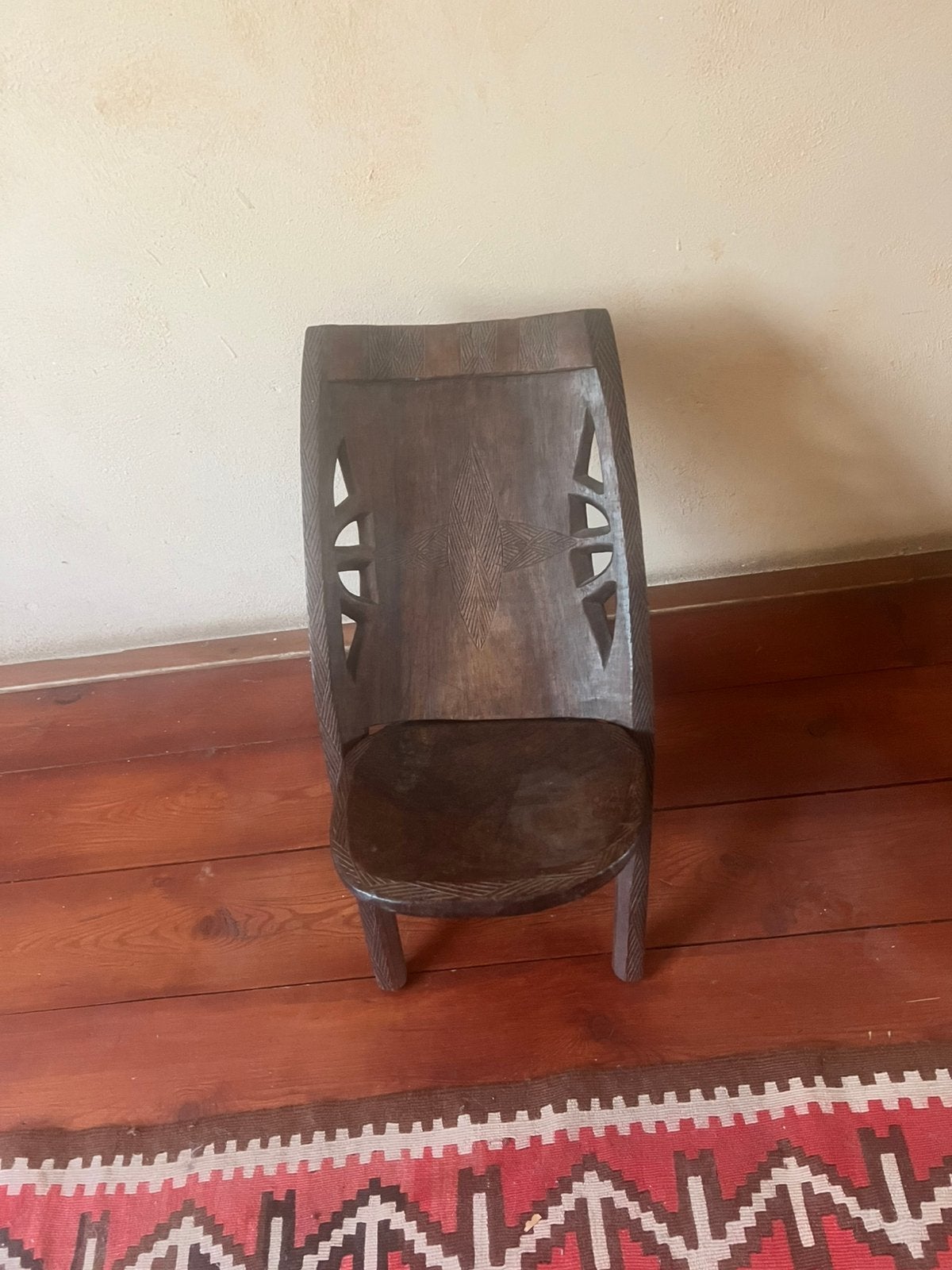 Antieke Afrikaanse Palaverstoel, Antiek en Kunst, Ophalen
