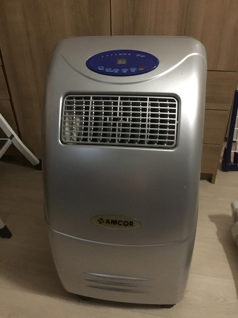 Amcor mobiele airco met slang, Ophalen, Mobiele airco, Minder dan 60 m³, 3 snelheden of meer