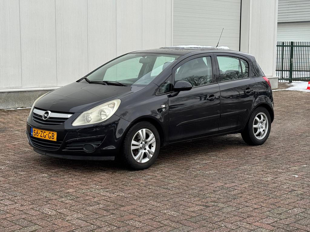Opel Corsa 1.2-16V Business, Voorwielaandrijving, Stof, Gebruikt, Zwart