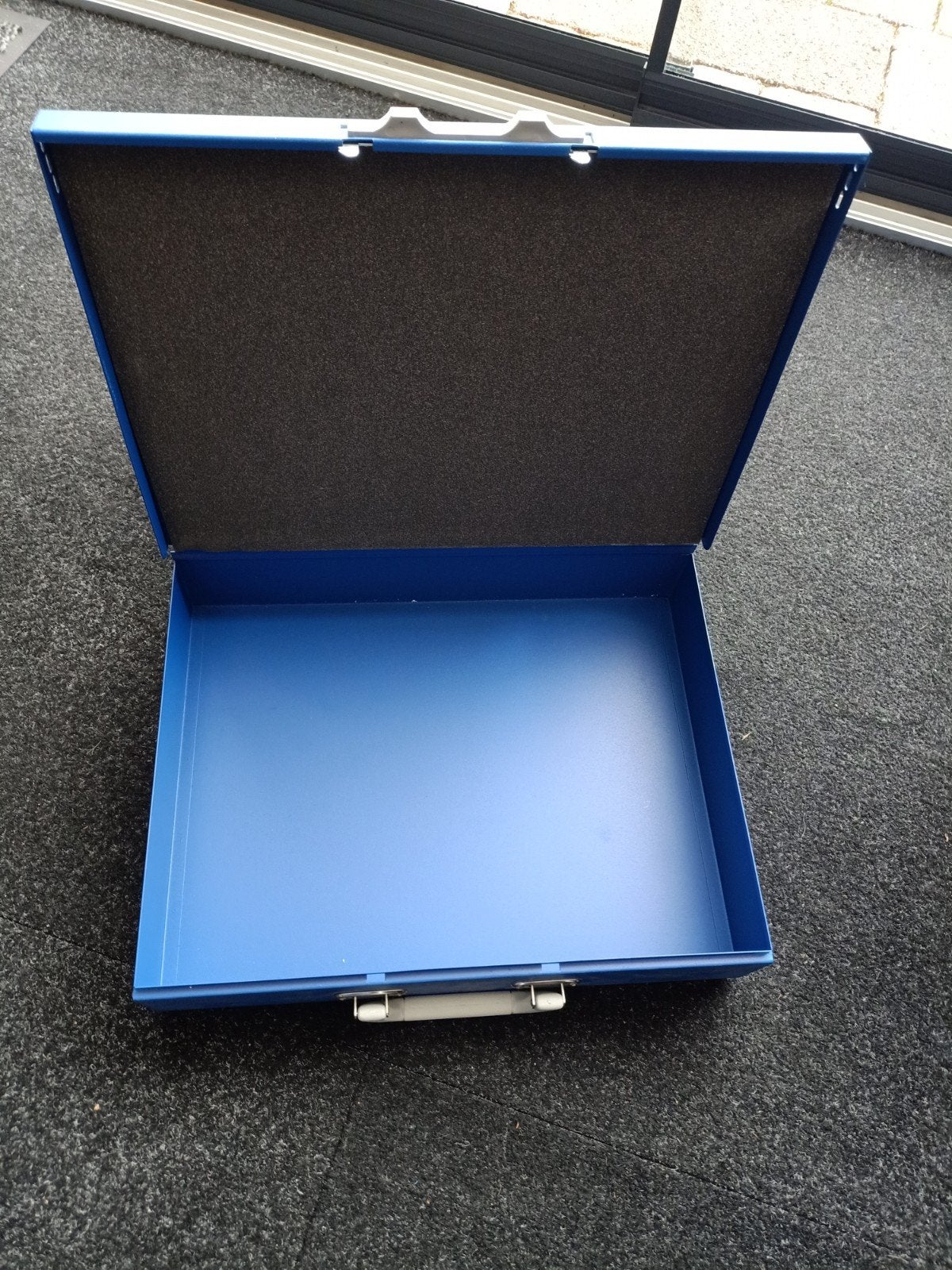 Little Jumbo metalen Opbergsysteem Koffer - Blauw, Ophalen, Zo goed als nieuw