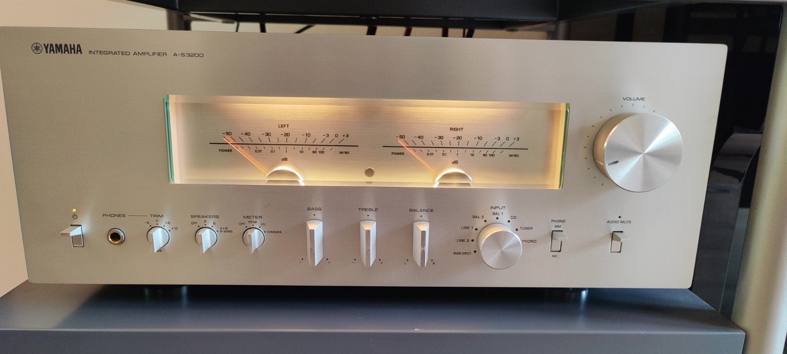 Yamaha A-S3200 Geïntegreerde Versterker - Zo goed als nieuw, Ophalen, Yamaha, Zo goed als nieuw, 120 watt of meer