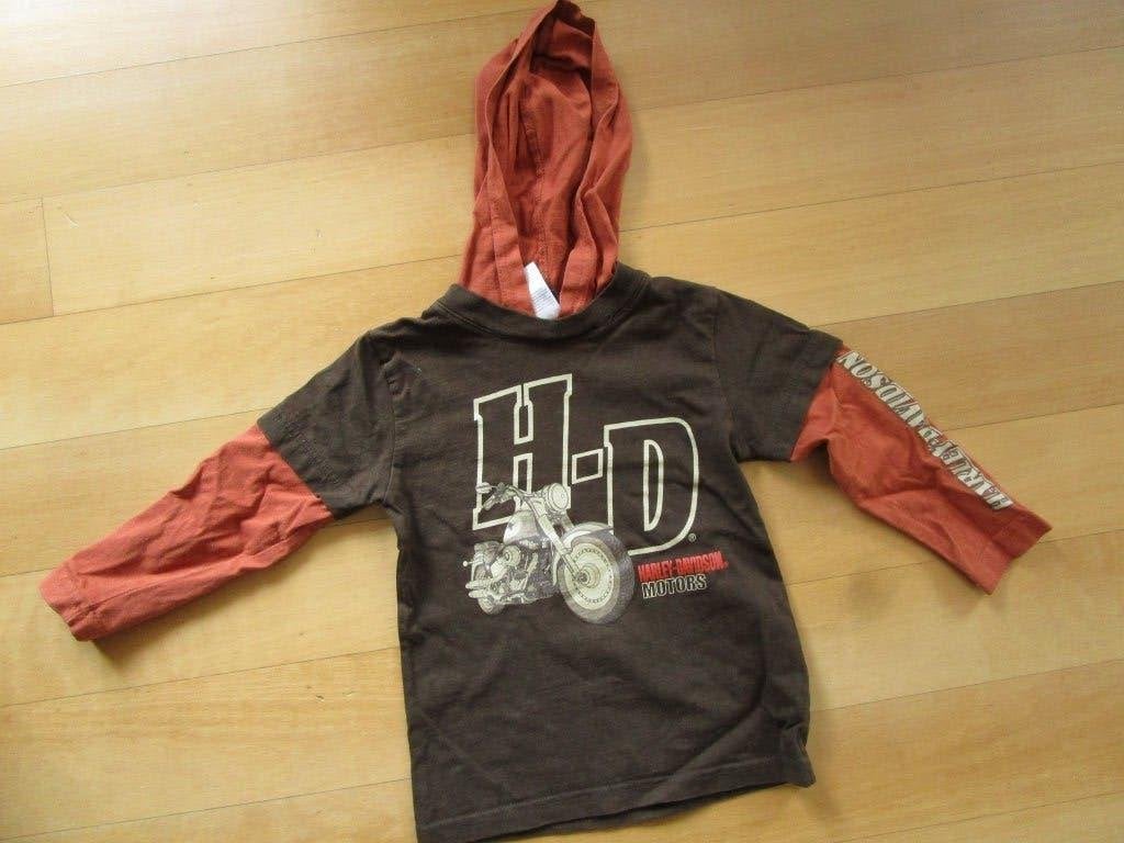 Harley Davidson - stoere longsleeve maat 3, Kinderen en Baby's, Harley Davidson, Ophalen of Verzenden, Zo goed als nieuw, Shirt of Longsleeve