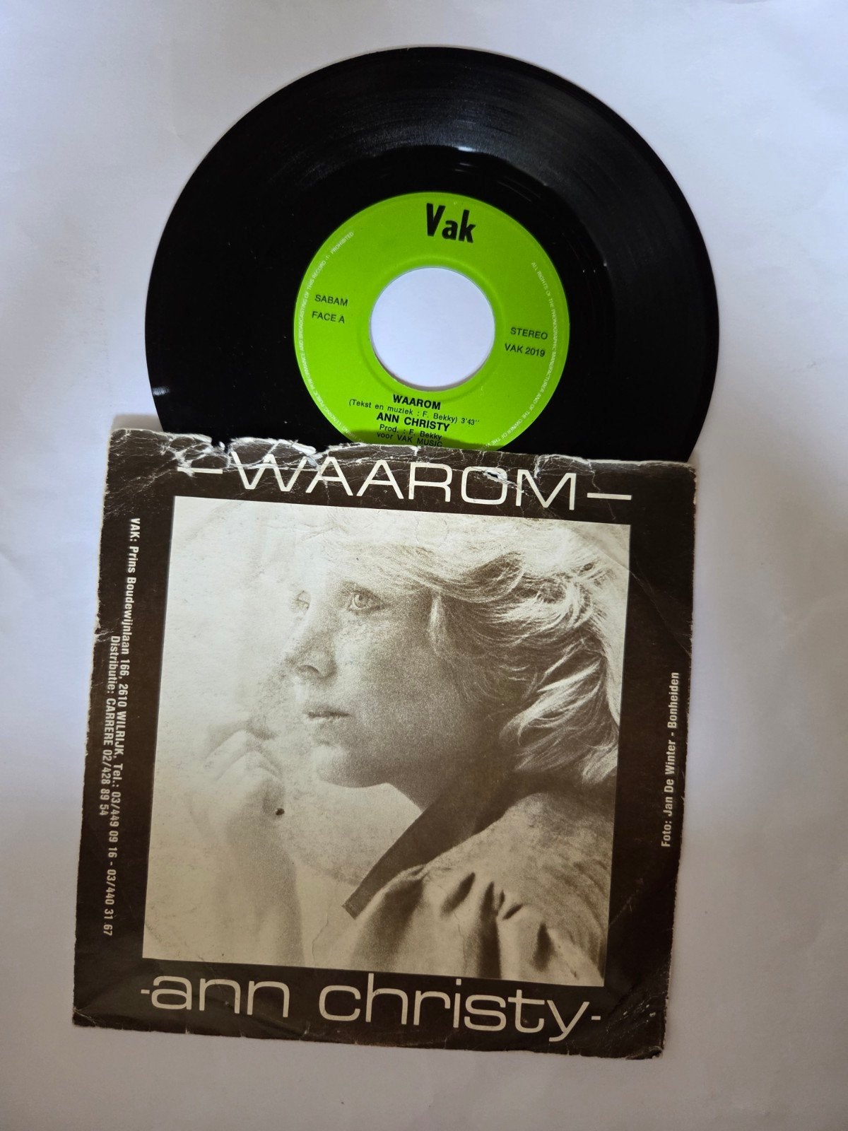 Ann Christy - Waarom, Gebruikt, 7 inch, Single, Ophalen of Verzenden