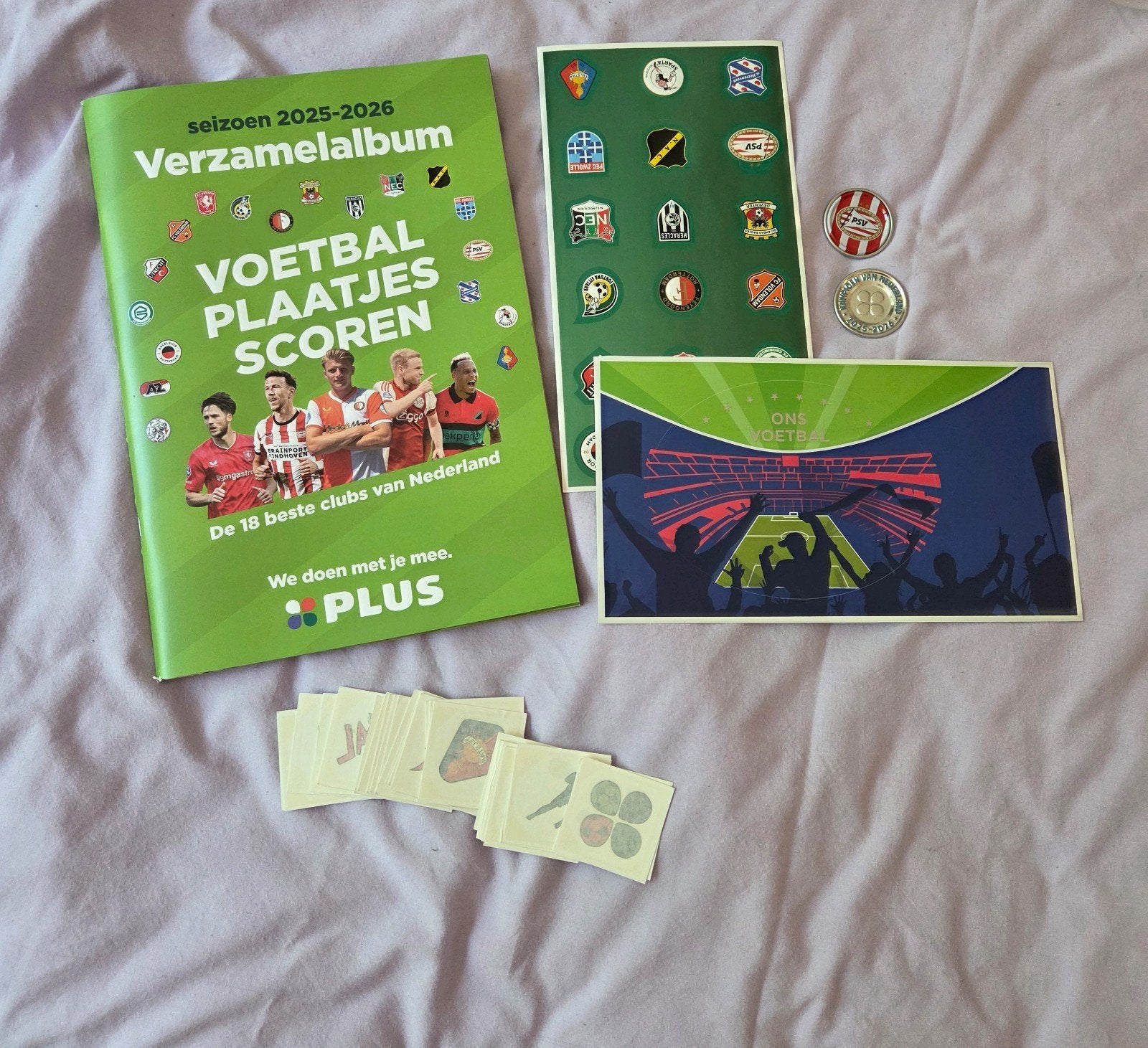 Voetbalplaatjes Verzameling 2025-2026, Verzamelen, Ophalen of Verzenden, Nieuw, Buitenlandse clubs, Poster, Plaatje of Sticker