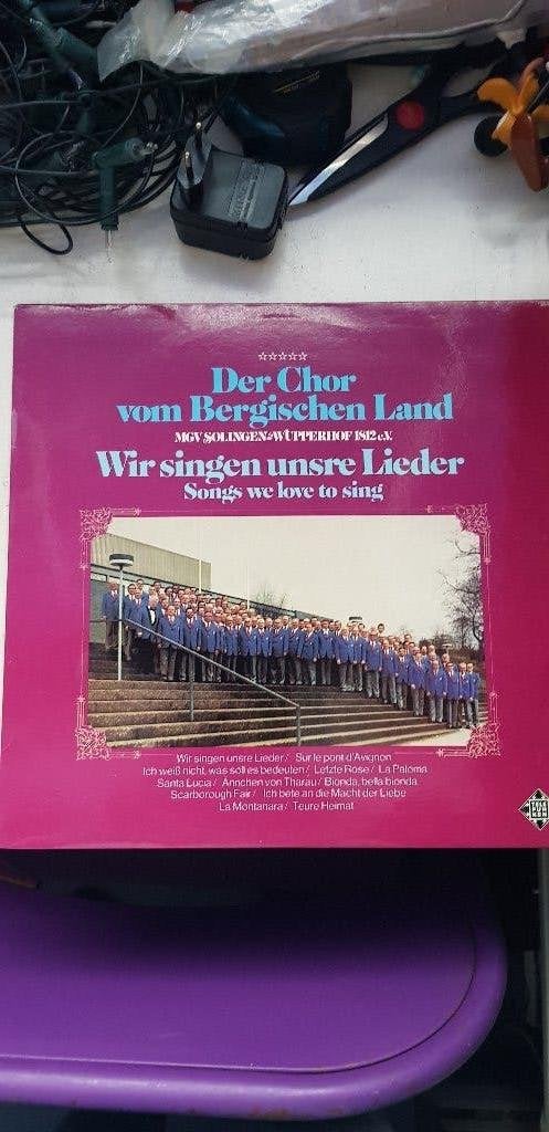 Der Chor vom Bergischen Land-Wir singen unsre LiederZ222-117, Cd's en Dvd's, LP, Ophalen of Verzenden, Zo goed als nieuw, 12 inch