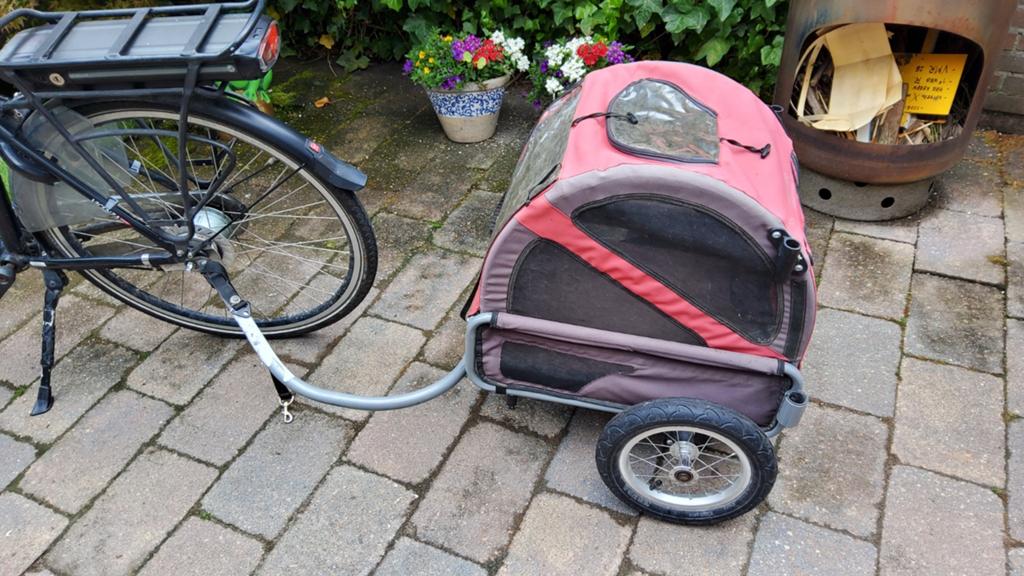DutchDog Doggyride Hondenfietskar - Gebruikt, Gebruikt, Opvouwbaar, 20 tot 40 kg, Hondenkar