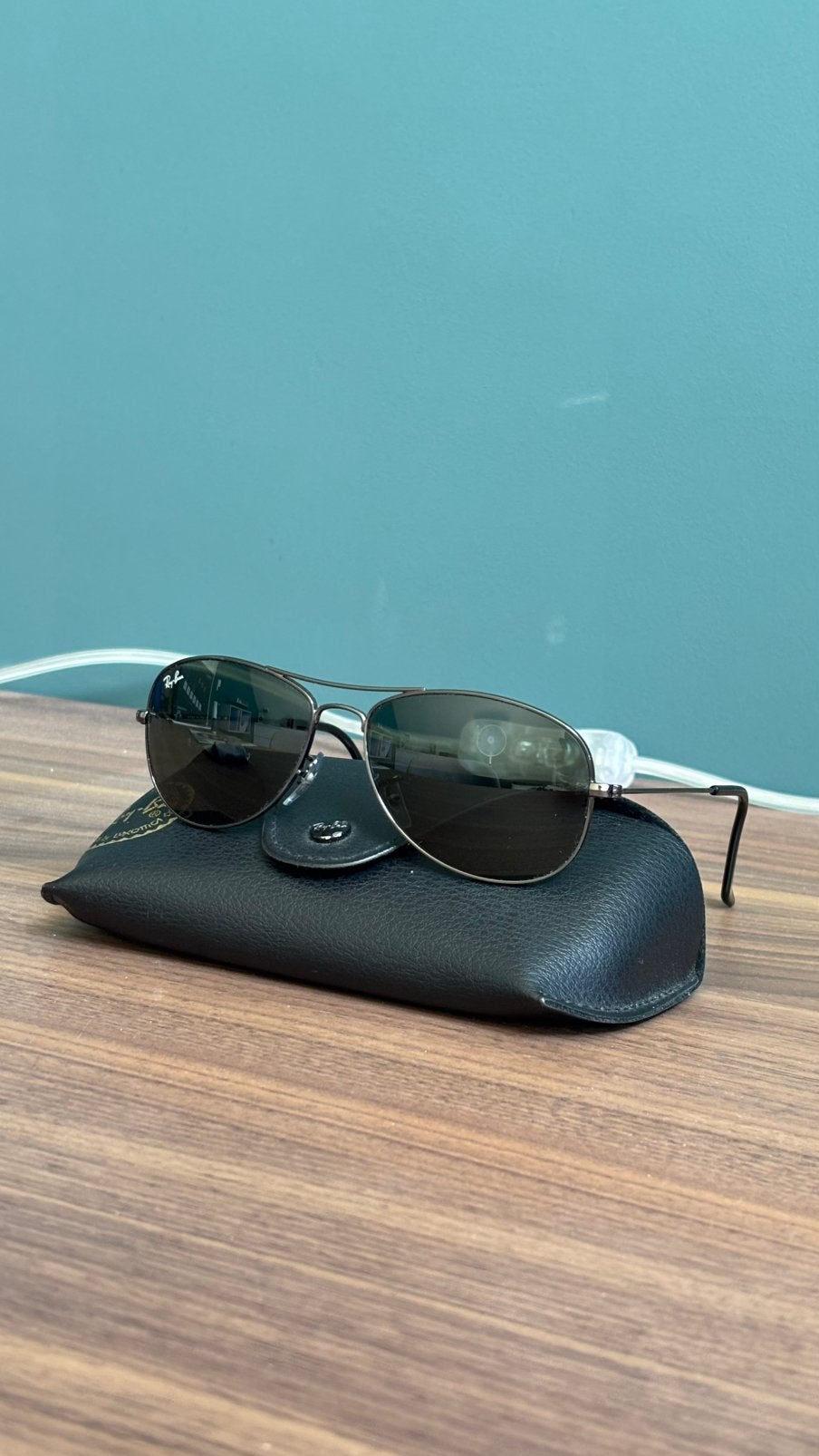 Ray-Ban Aviator Cockpit zonnebril - Weinig gedragen -, Ophalen of Verzenden, Zo goed als nieuw, Ray-Ban