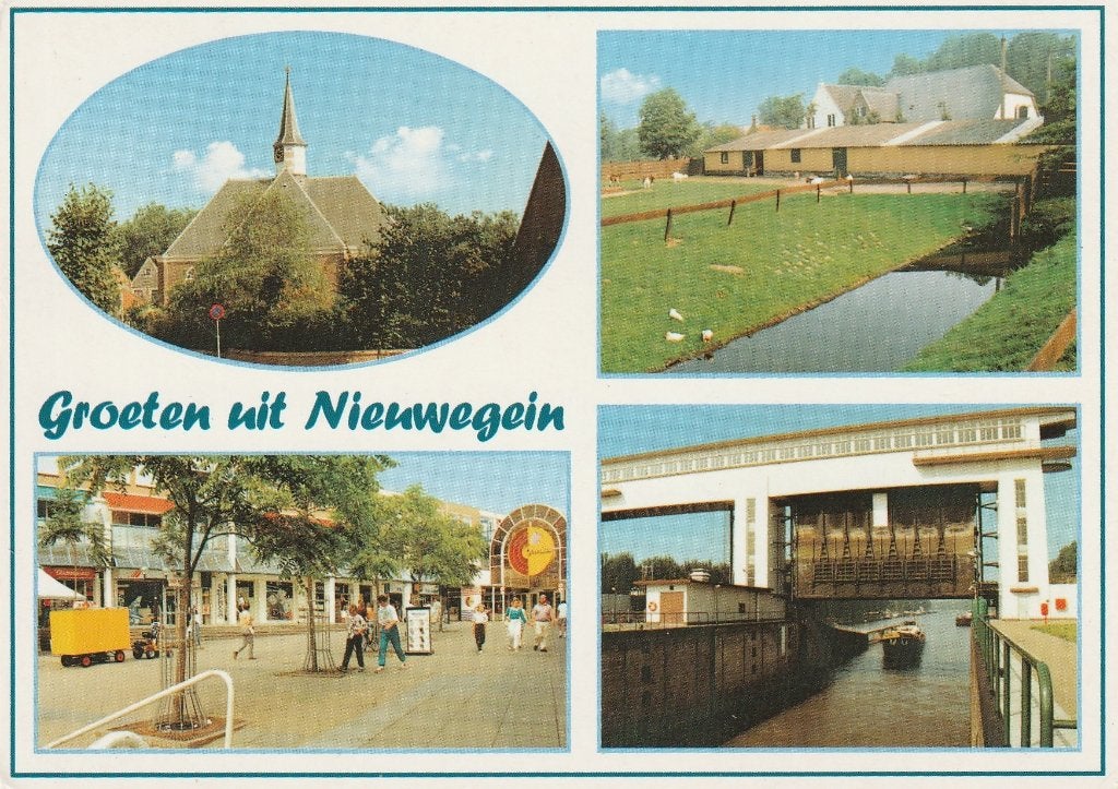 NIEUWEGEIN Kerk Centrum Boerderij Sluis Groeten, Verzenden, 1980 tot heden, Gelopen, Utrecht