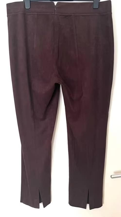 Joseph Ribkoff suèdelook pantalon maat 48[vj], Bruin, Maat 46/48 (XL) of groter, Ophalen of Verzenden, Zo goed als nieuw